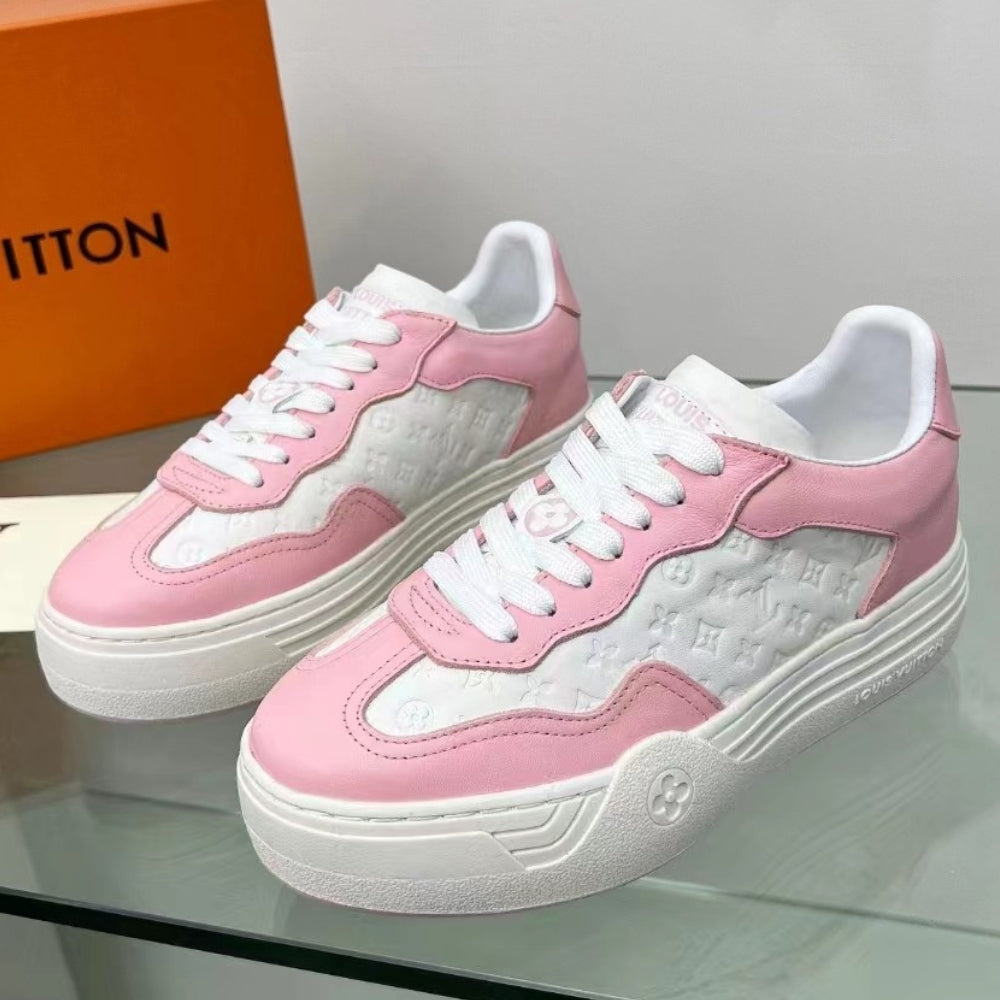Tênis LV Groovy Platform Rosa