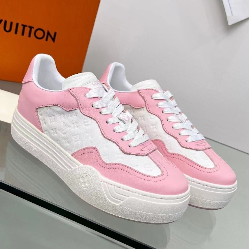 Tênis LV Groovy Platform Rosa