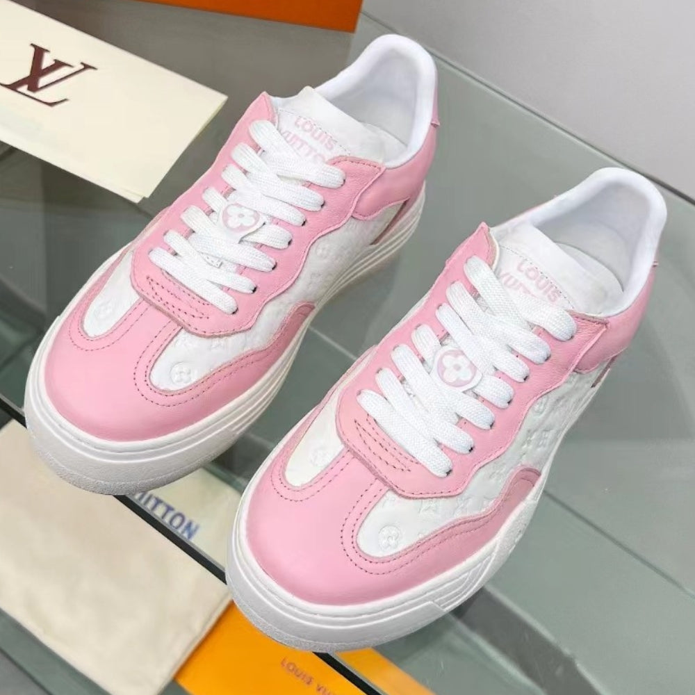 Tênis LV Groovy Platform Rosa