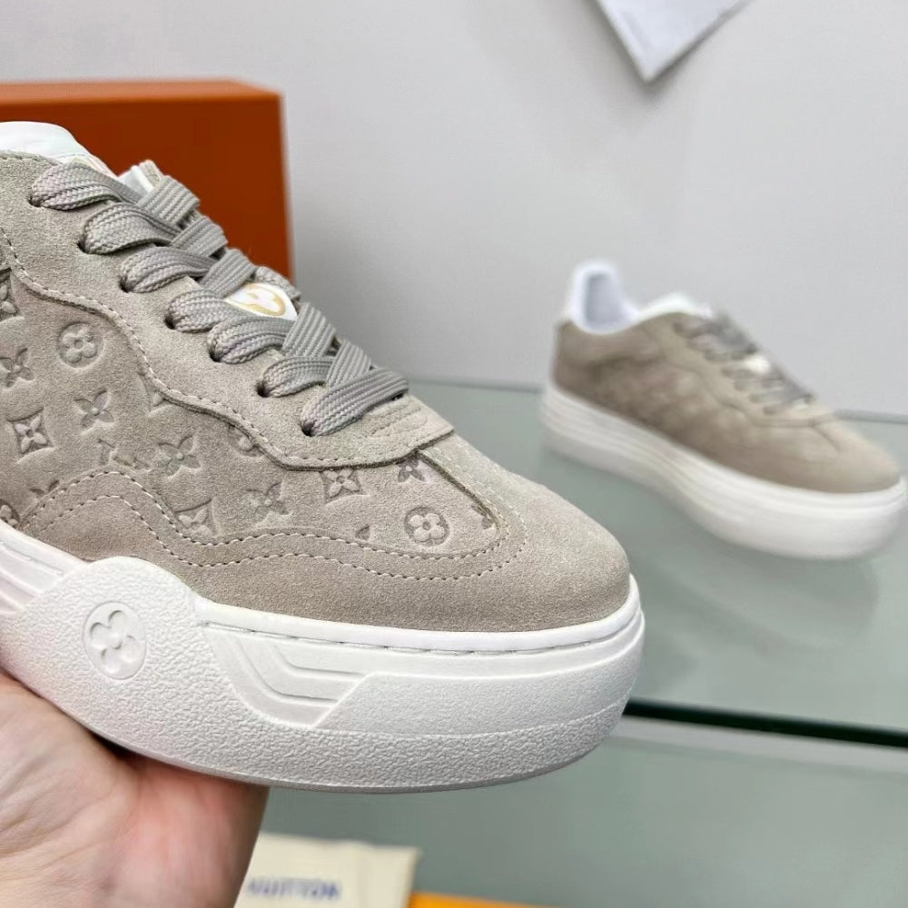 Tênis LV Groovy Platform Bege Claro