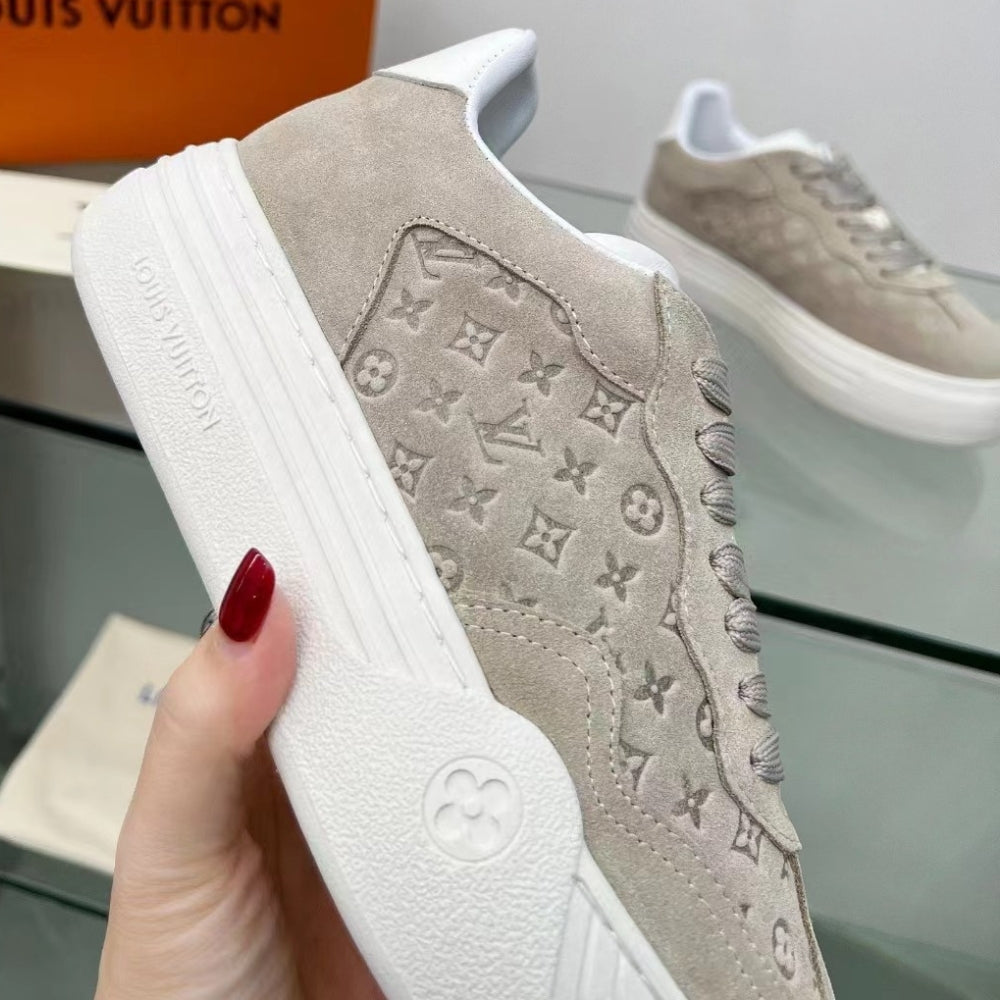 Tênis LV Groovy Platform Bege Claro
