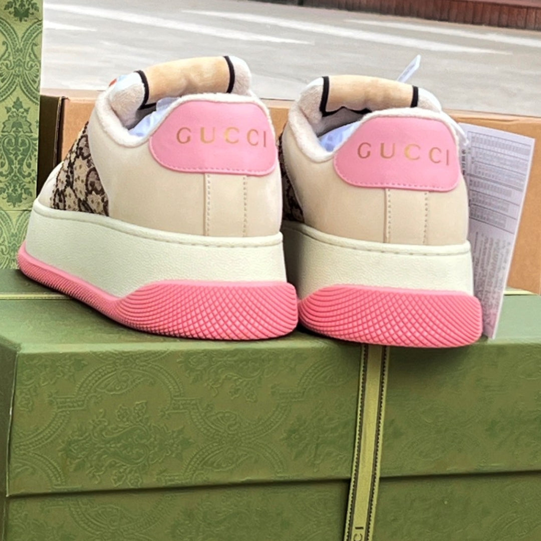 Tenis GG Screener Trainer Canvas e Rosa