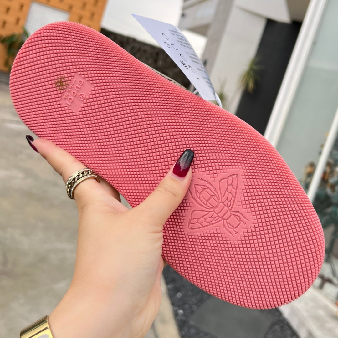 Tenis GG Screener Trainer Canvas e Rosa