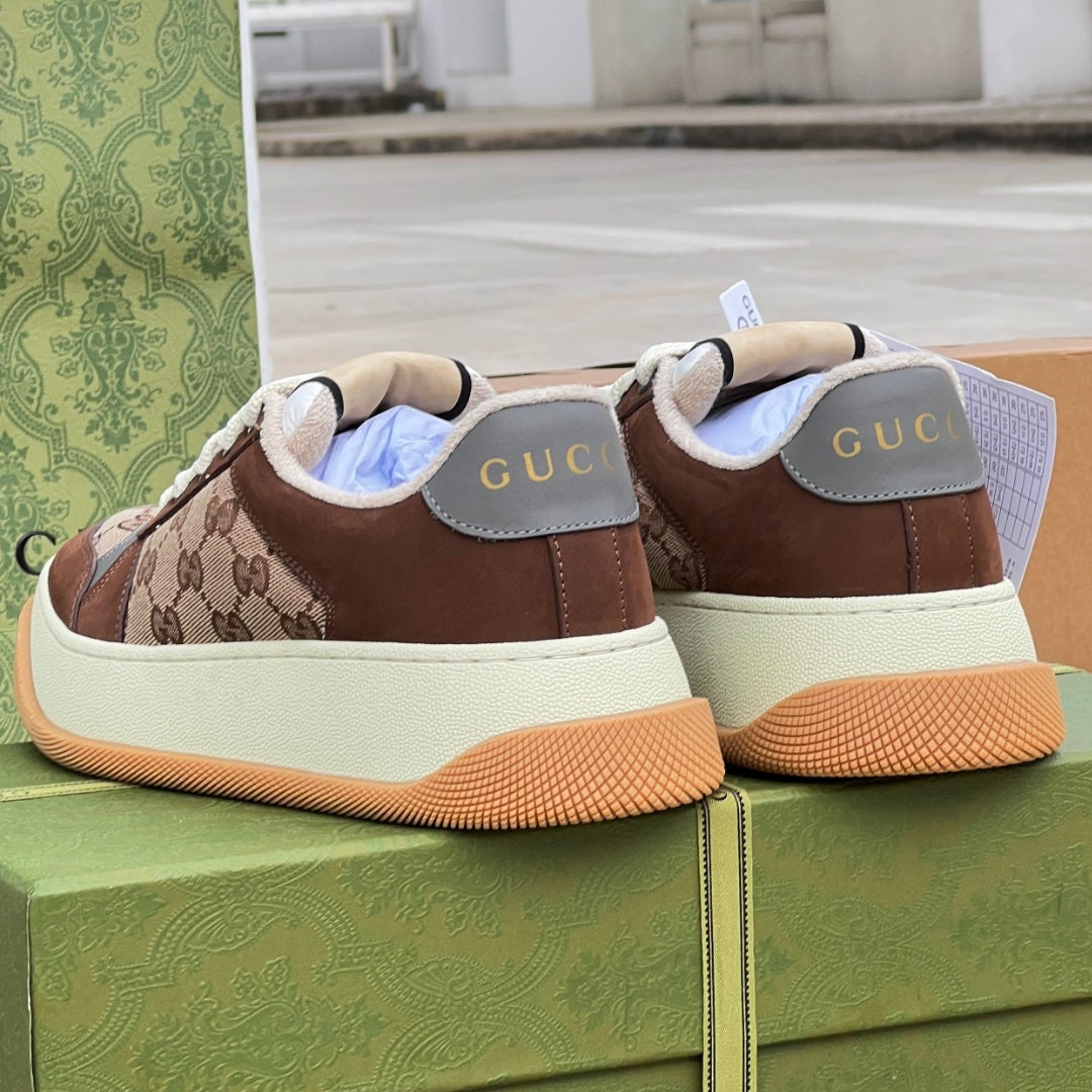 Tenis GG Screener Trainer Canvas e Marrom