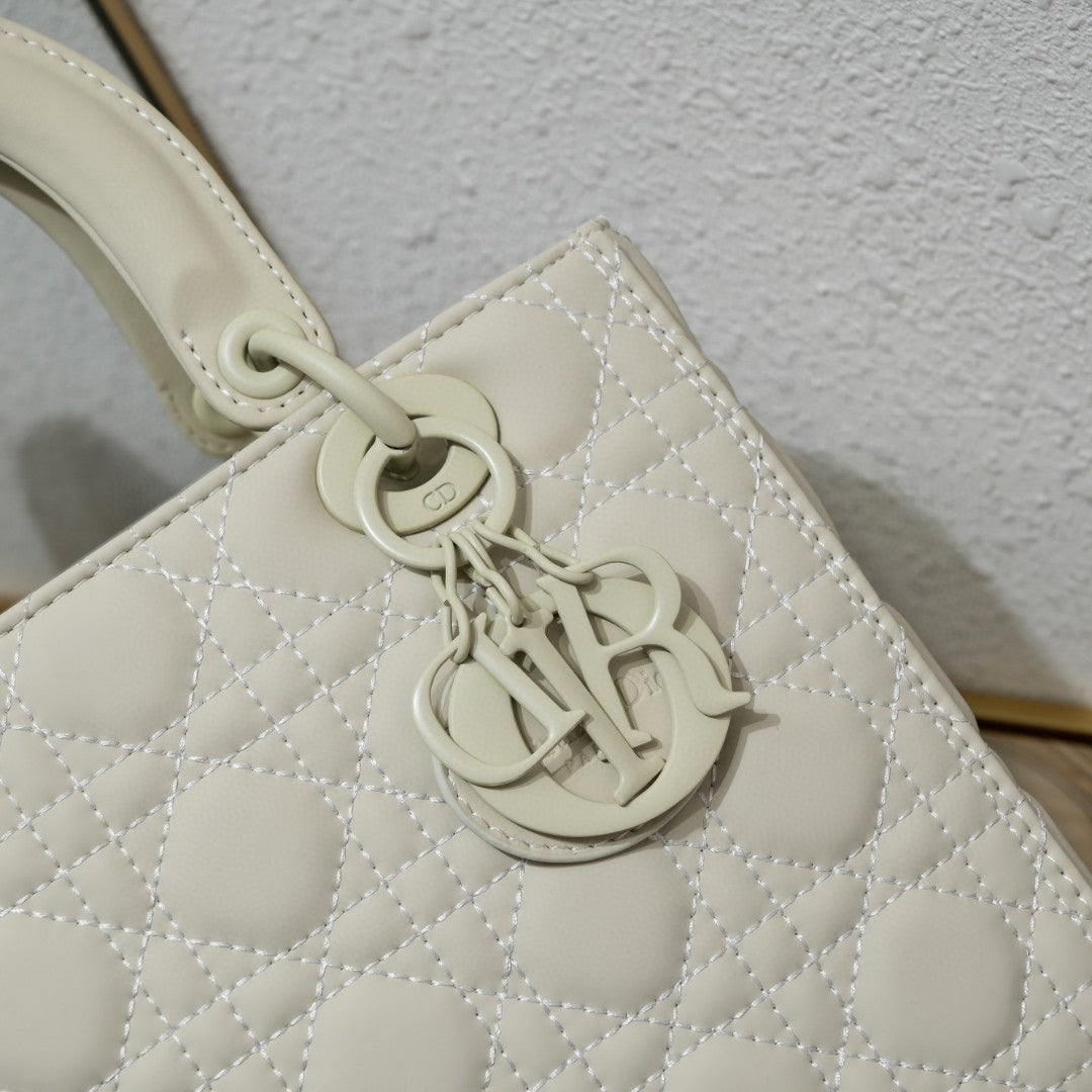 Bolsa Dio Lady My ABCDio Pequena Off White Mate 24cm