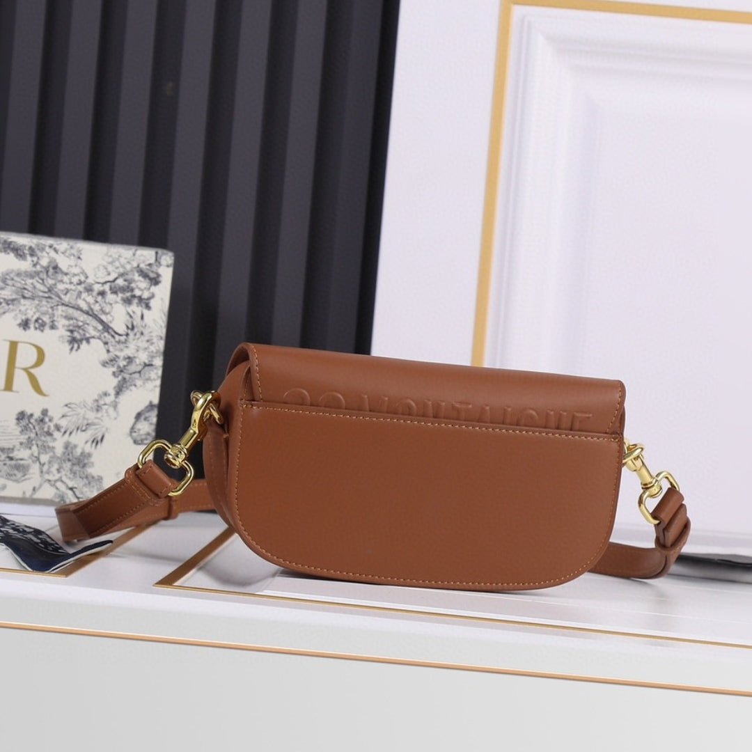 Bolsa Dio Bobby West-East Pequena Marrom 22cm