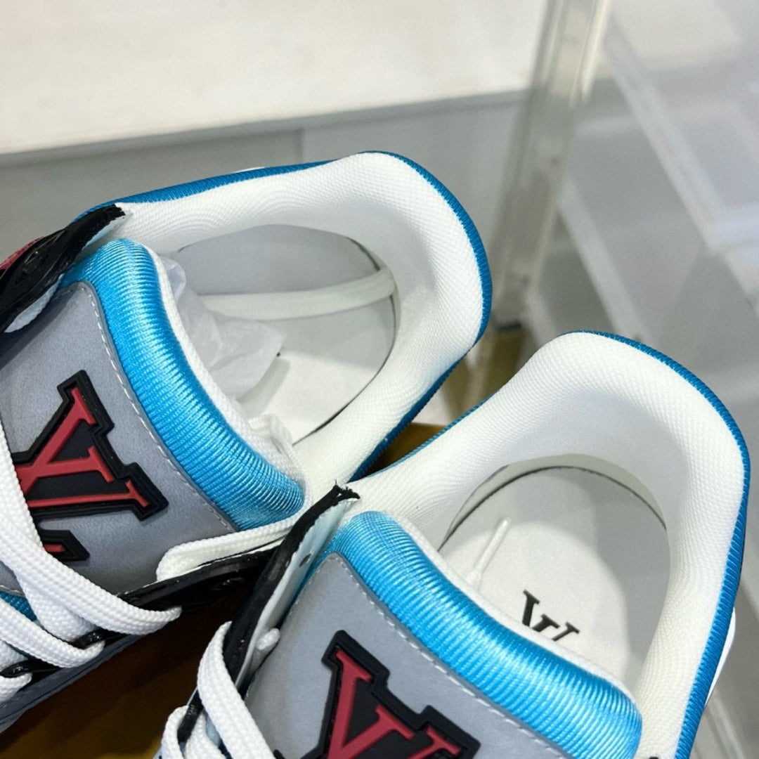 Tênis LV Trainer Azul e Lilas