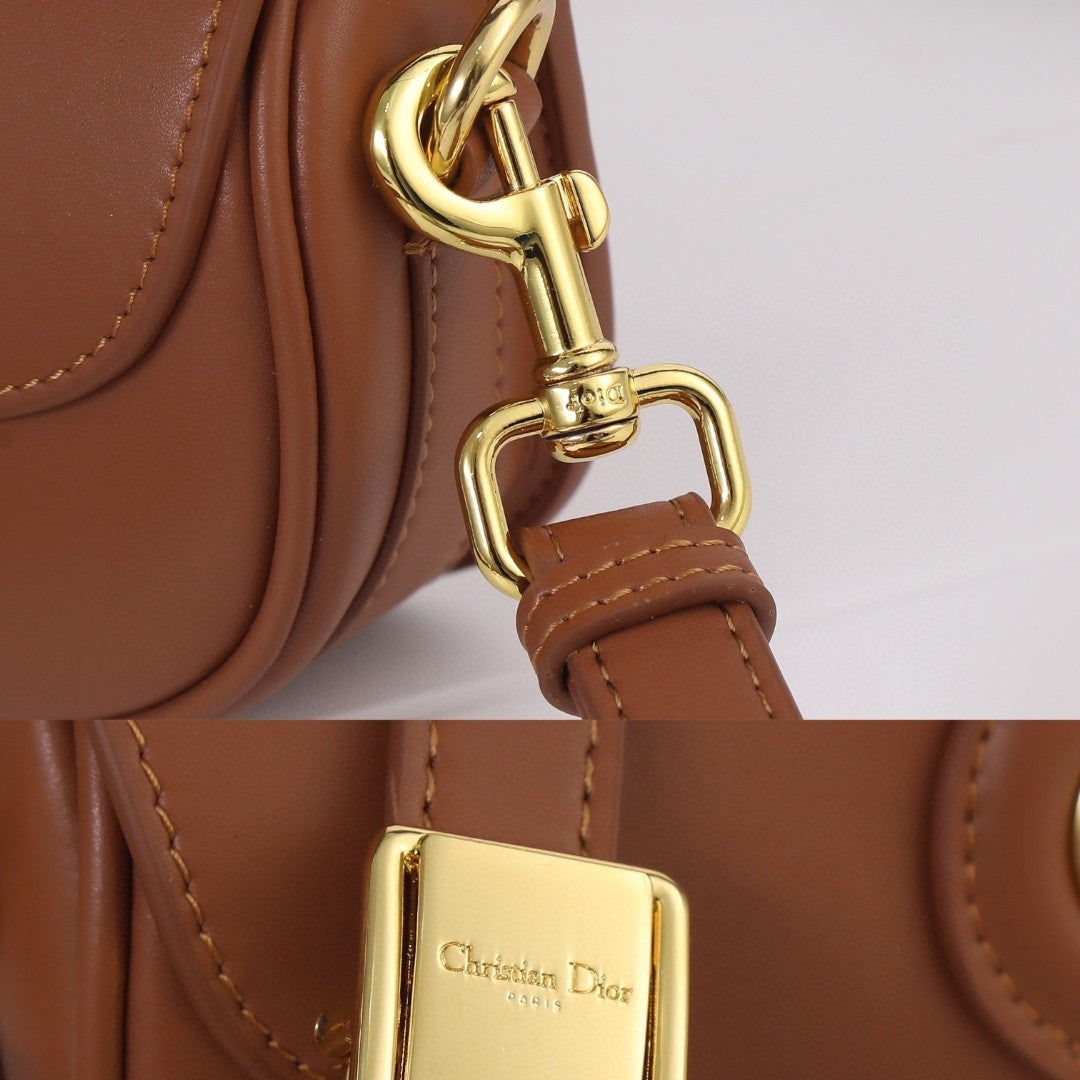 Bolsa Dio Bobby West-East Pequena Marrom 22cm