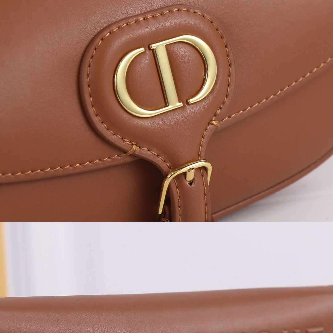 Bolsa Dio Bobby West-East Pequena Marrom 22cm