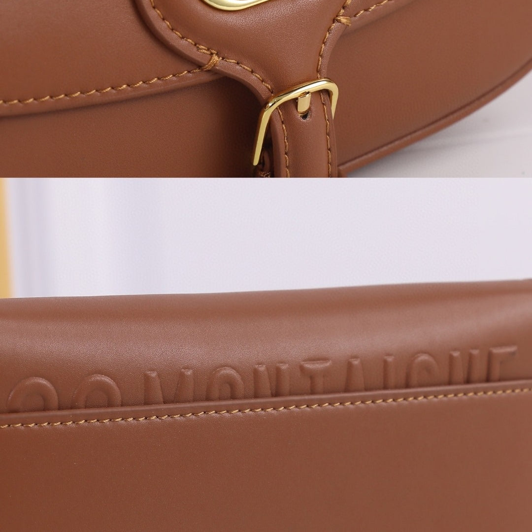 Bolsa Dio Bobby West-East Pequena Marrom 22cm