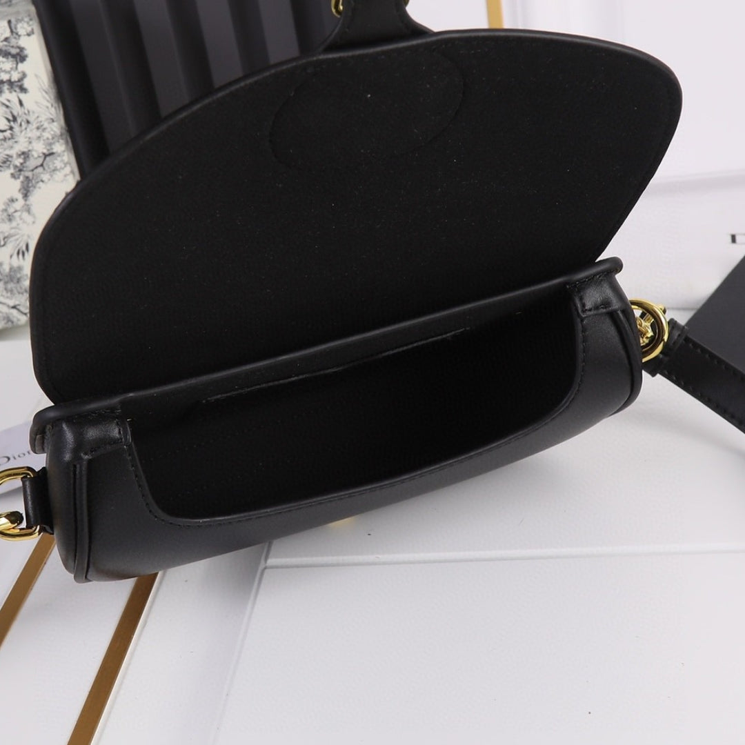 Bolsa Dio Bobby West-East Pequena Preto 22cm