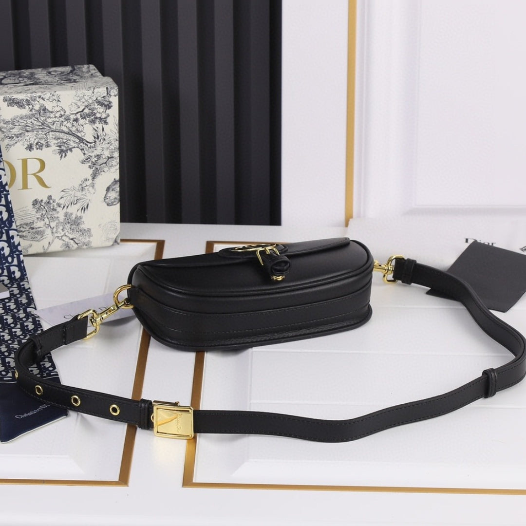 Bolsa Dio Bobby West-East Pequena Preto 22cm