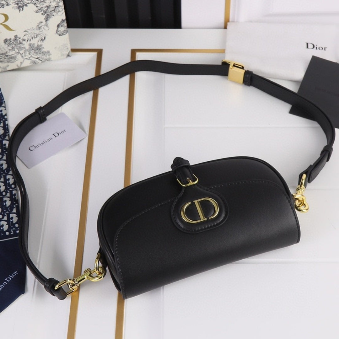 Bolsa Dio Bobby West-East Pequena Preto 22cm