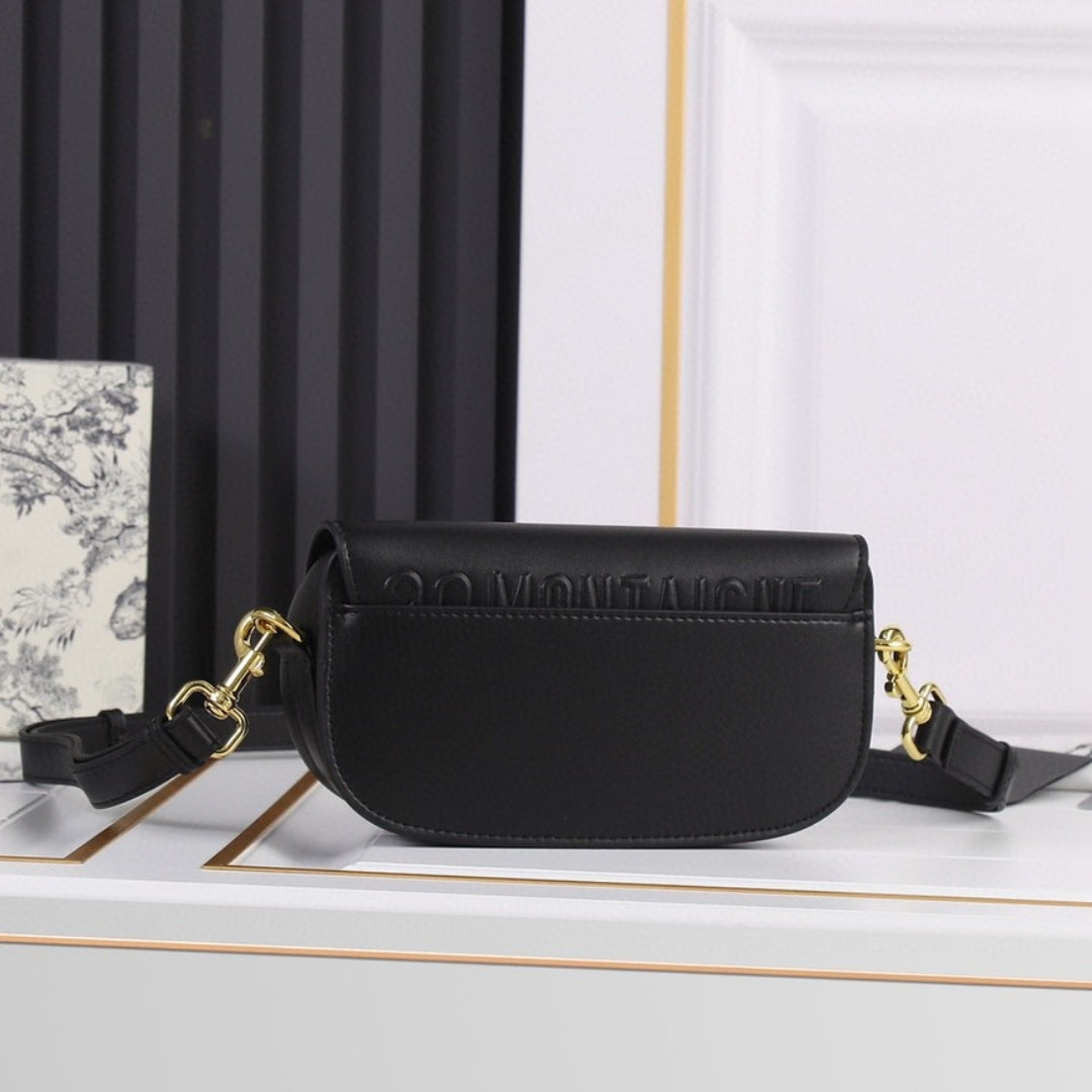 Bolsa Dio Bobby West-East Pequena Preto 22cm