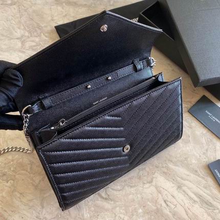 Bolsa YSL Monograma Pequena Preto