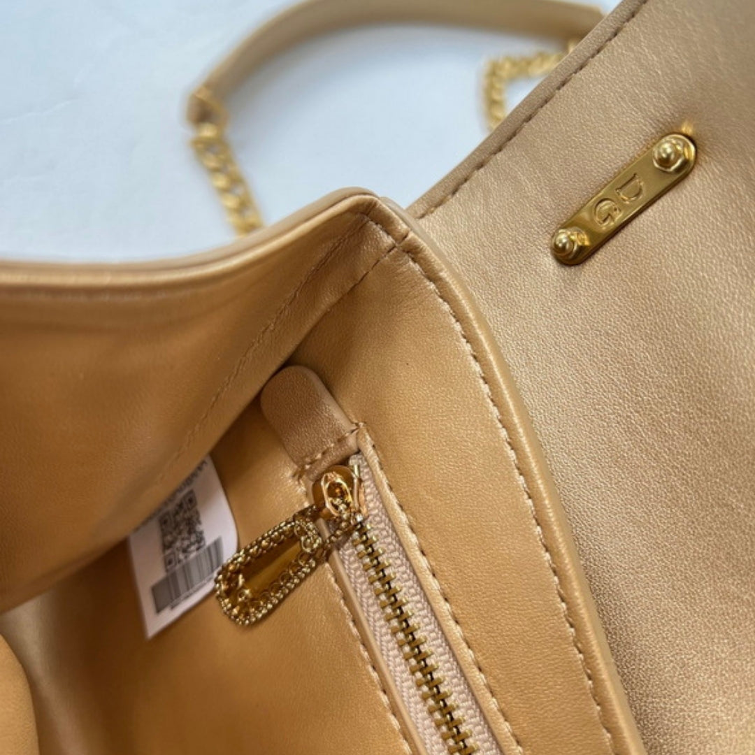 Bolsa DG Devotion Pequena Dourado 21cm
