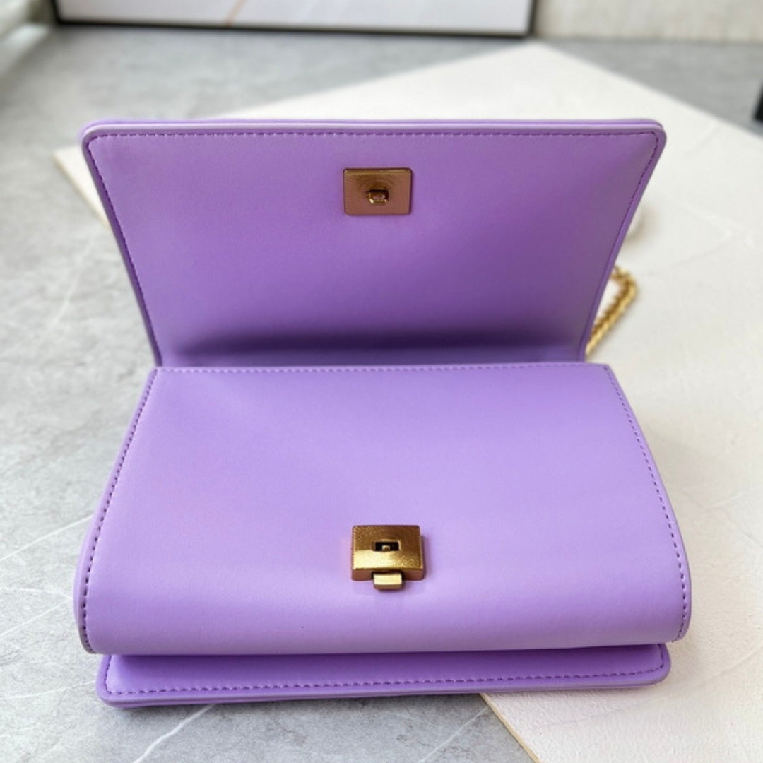 Bolsa DG Devotion Pequena Lilas 21cm