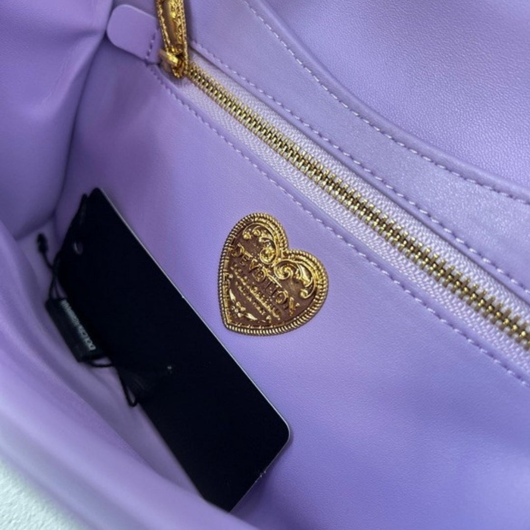 Bolsa DG Devotion Pequena Lilas 21cm