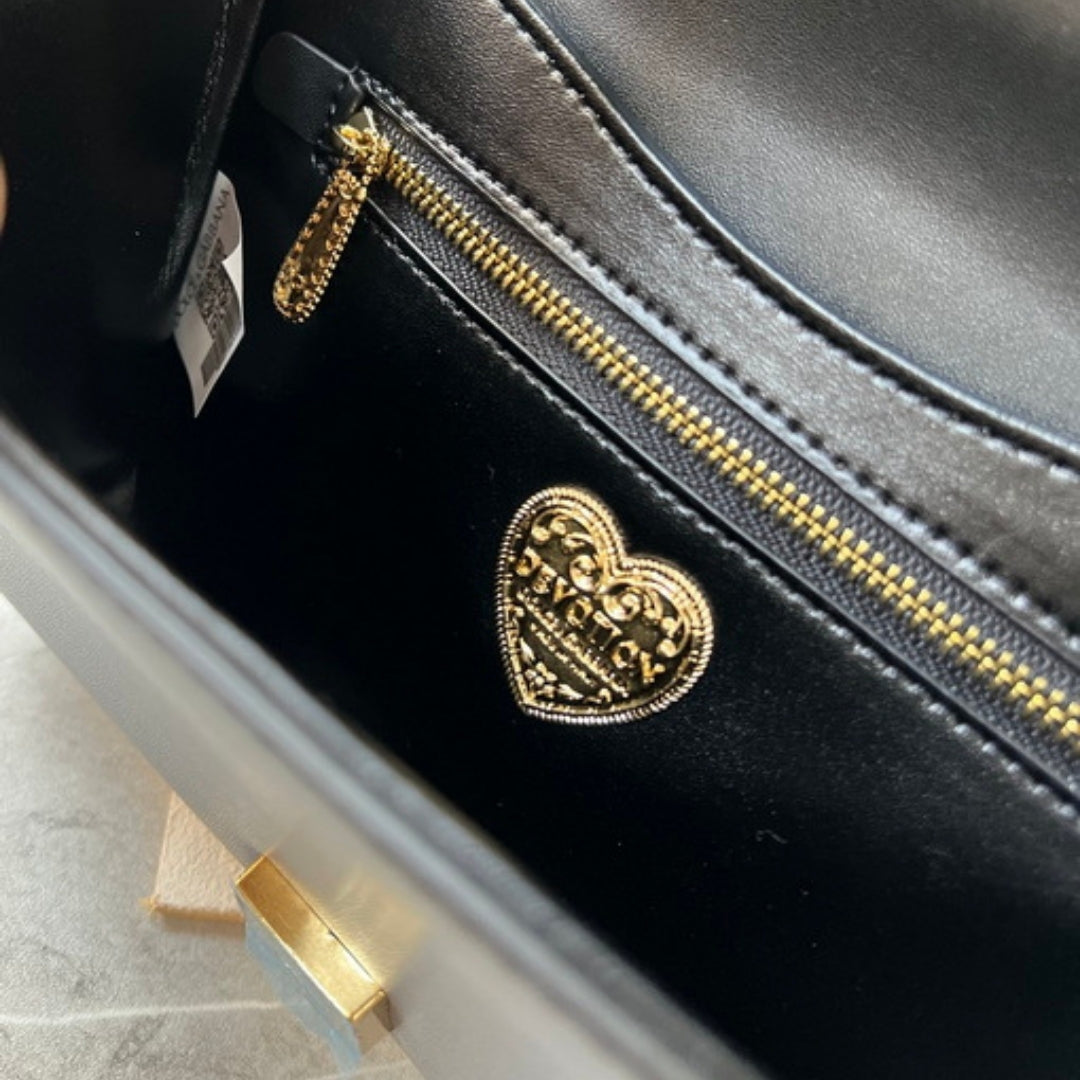 Bolsa DG Devotion Pequena Preto 21cm