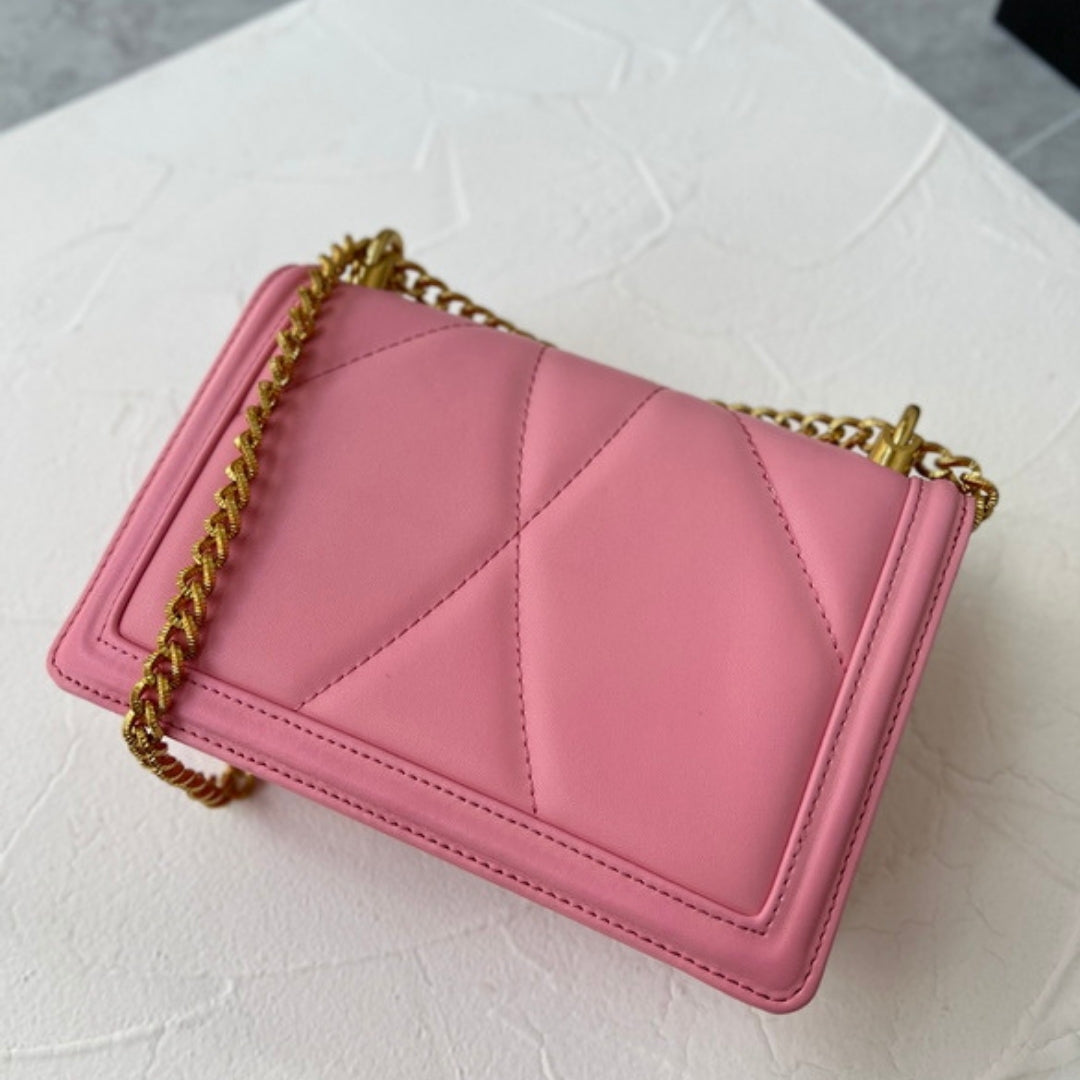 Bolsa DG Devotion Pequena Rosa 21cm