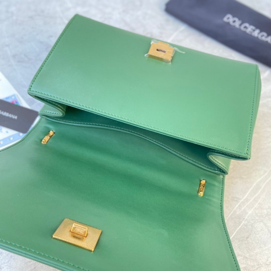 Bolsa DG Devotion Pequena Verde 26cm