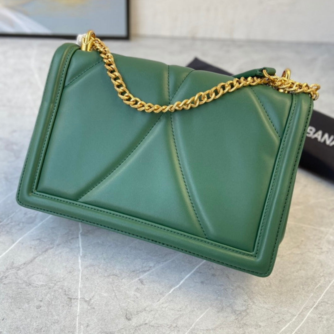 Bolsa DG Devotion Pequena Verde 26cm