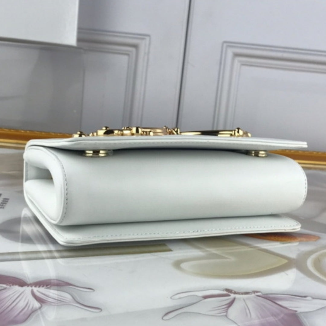Bolsa DG tiracolo Girls Branco 21cm