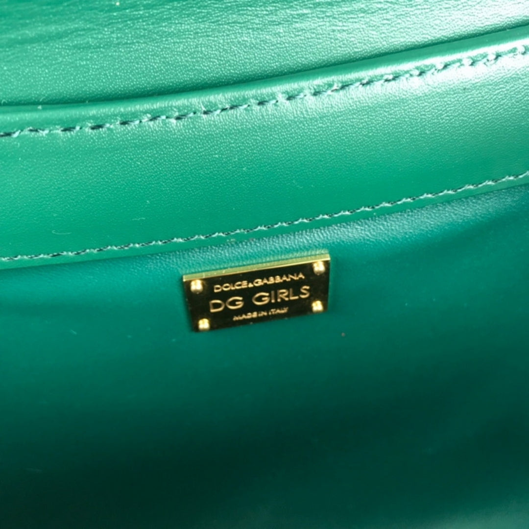 Bolsa DG tiracolo Girls Verde 21cm