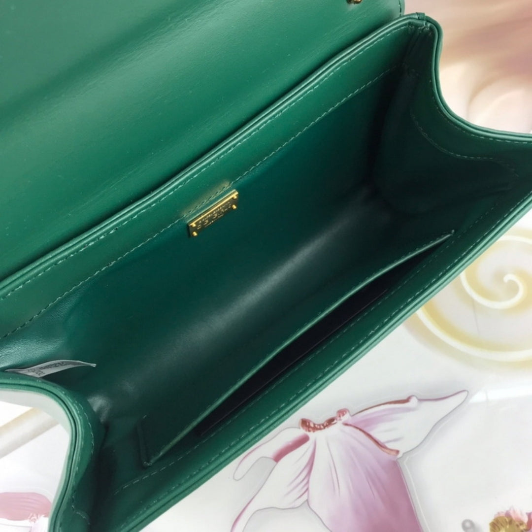 Bolsa DG tiracolo Girls Verde 21cm