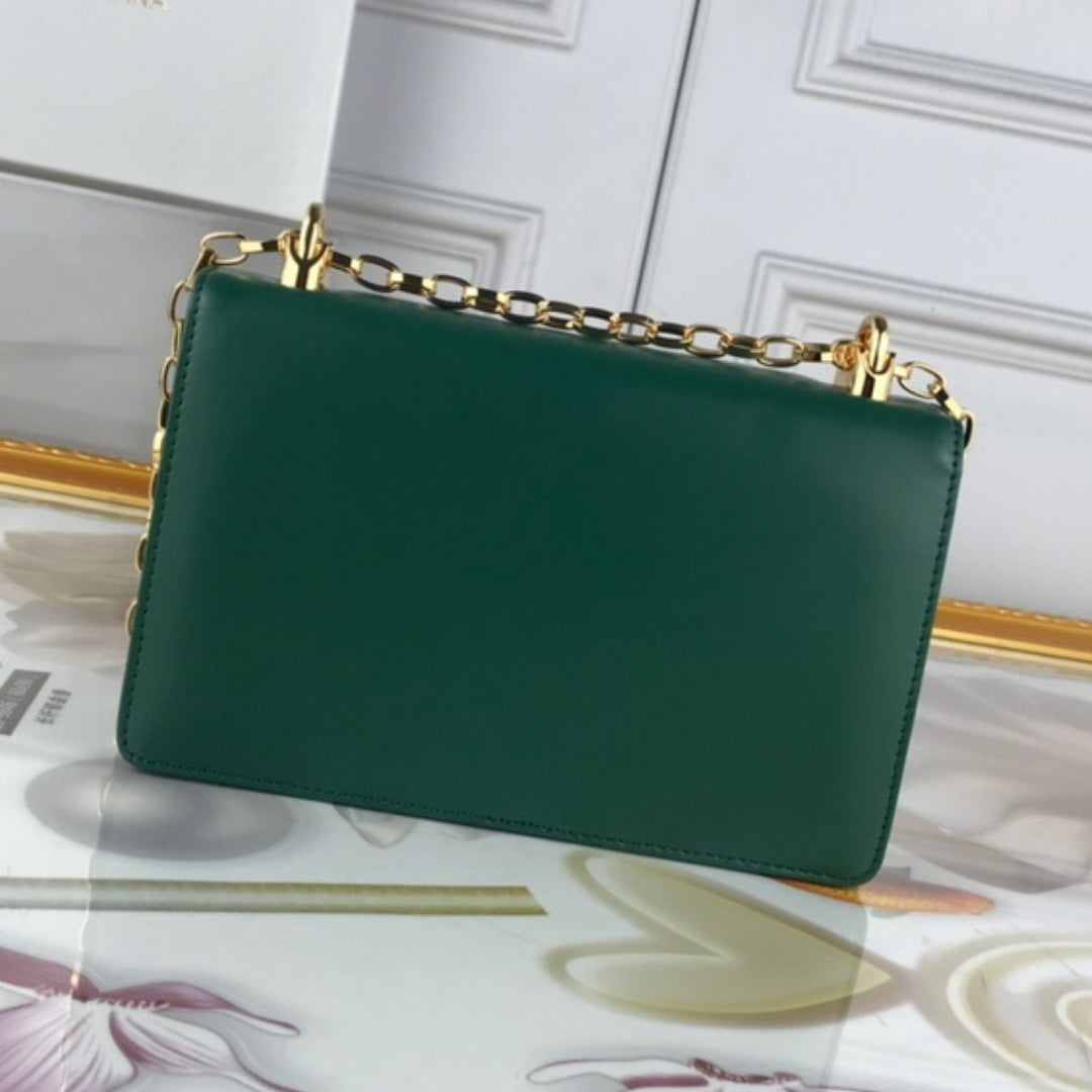 Bolsa DG tiracolo Girls Verde 21cm