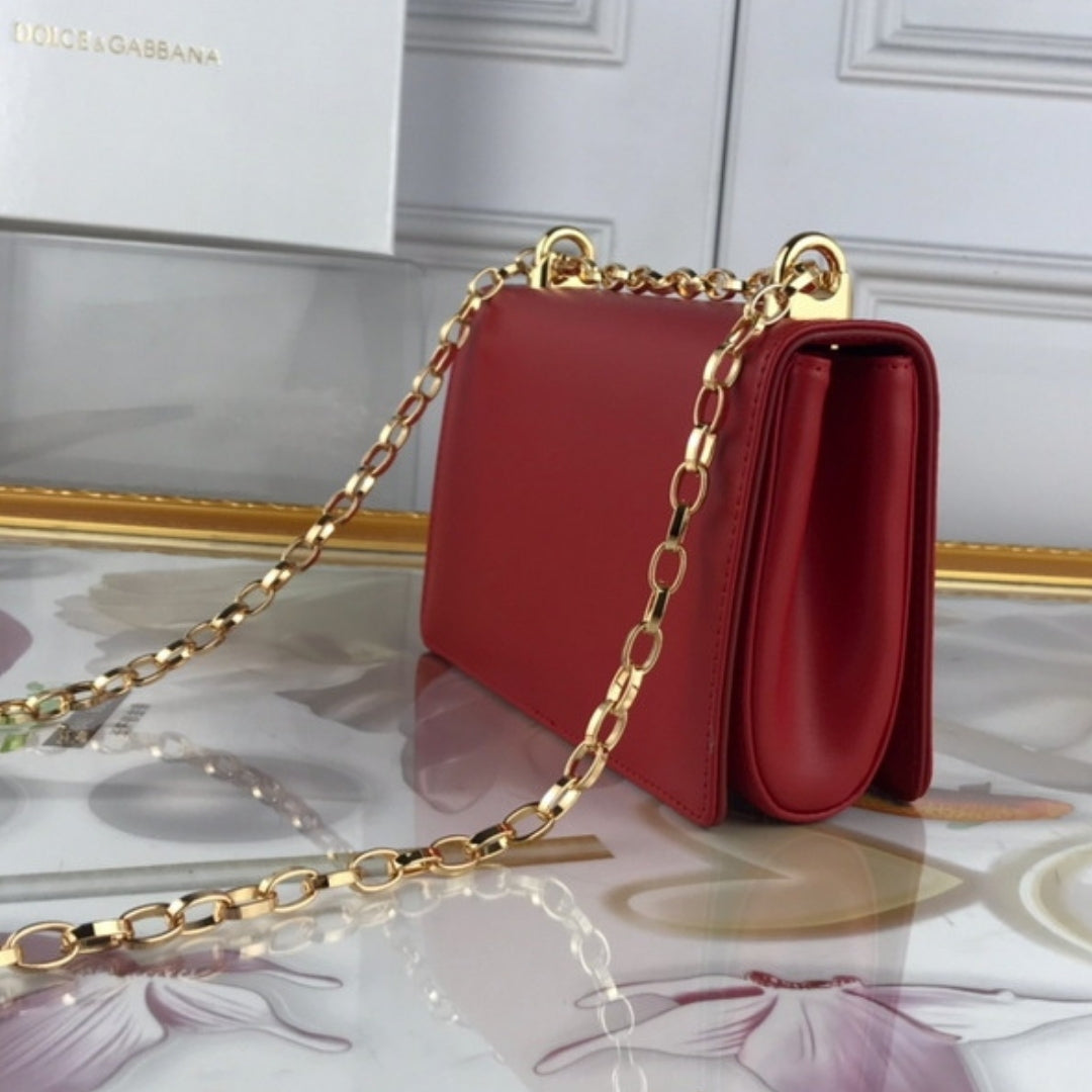 Bolsa DG tiracolo Girls Vermelho 21cm