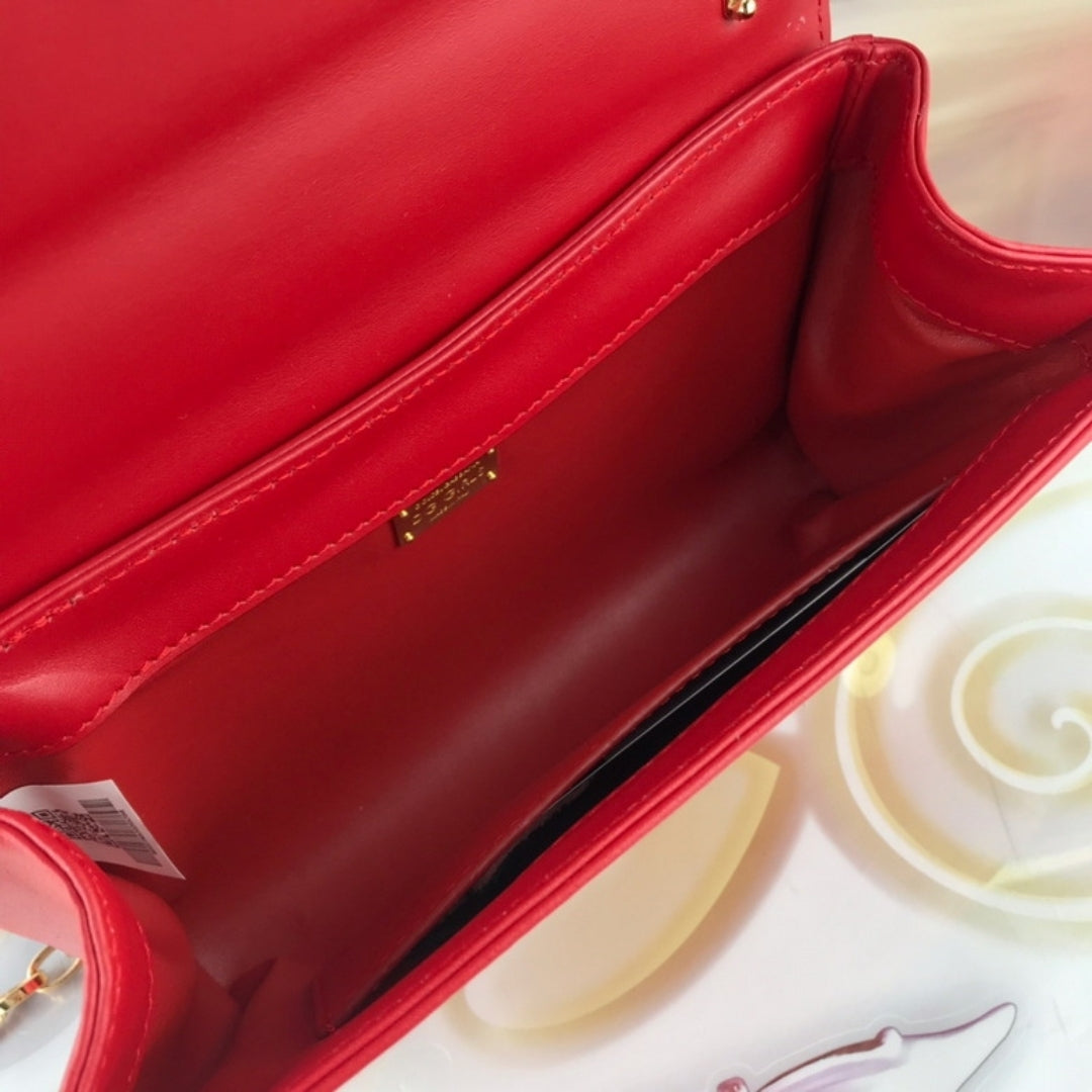 Bolsa DG tiracolo Girls Vermelho 21cm