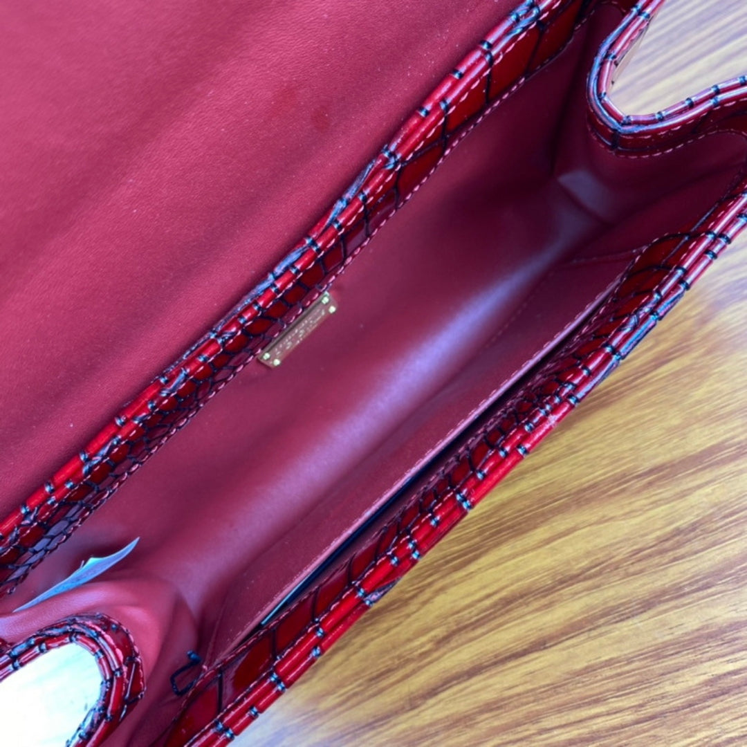 Bolsa DG tiracolo Girls Vermelho com detalhes 21cm