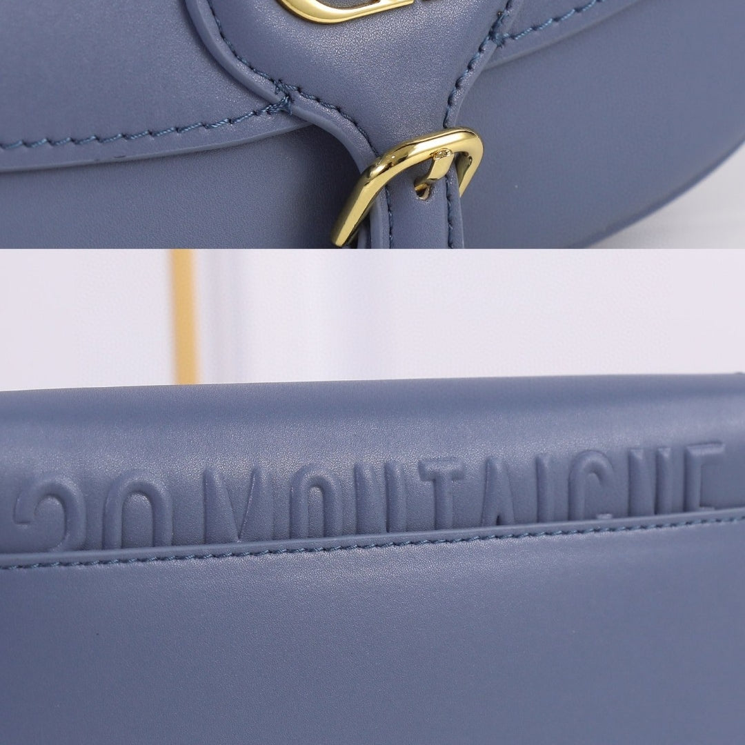 Bolsa Dio Bobby West-East Pequena Azul 22cm