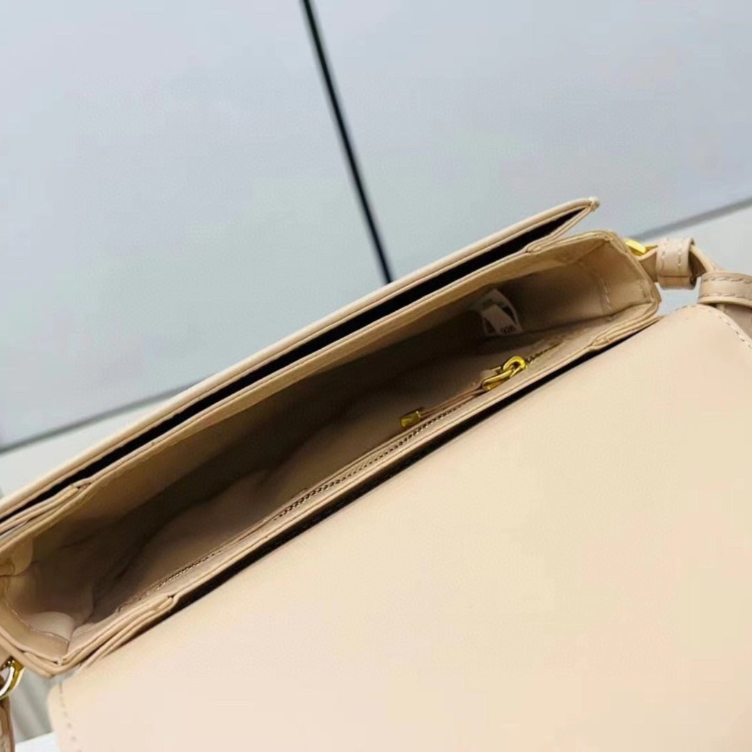 Bolsa Dio Signature bege 19cm