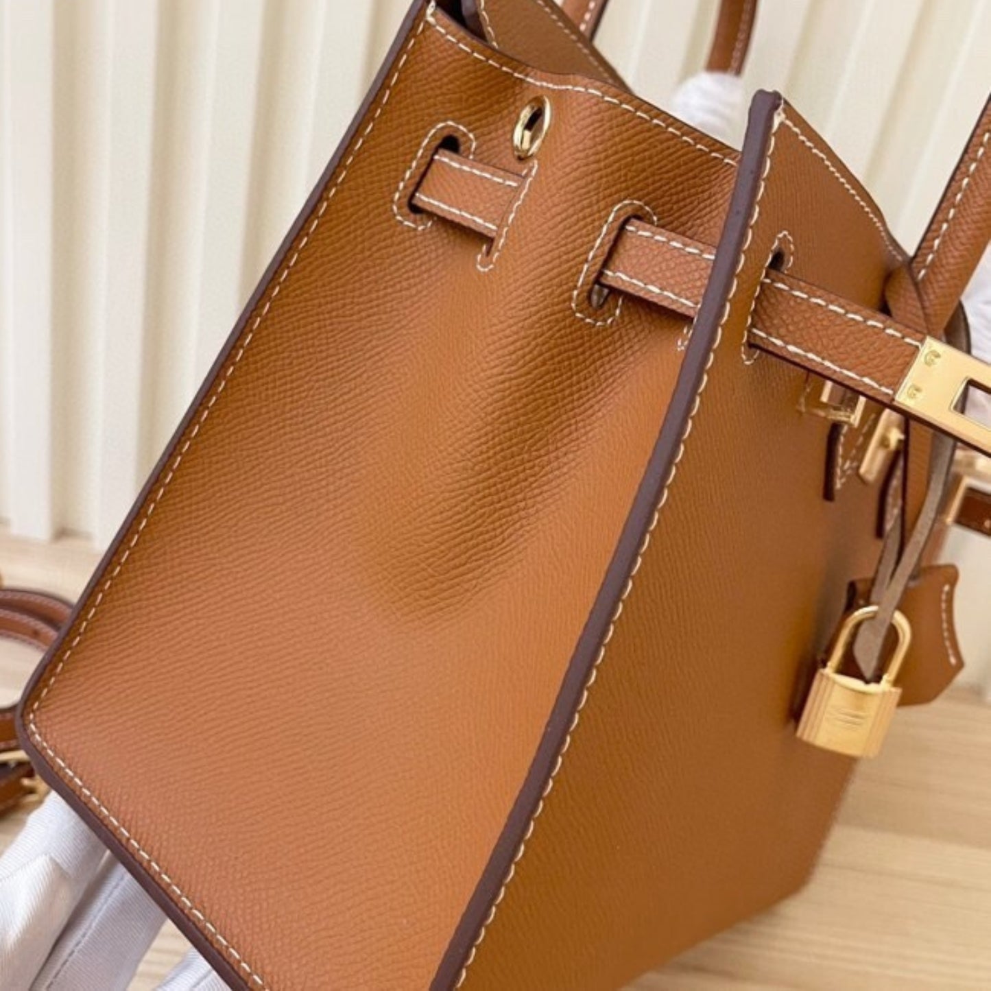 Bolsa HRMS Birkin Marrom II 25cm