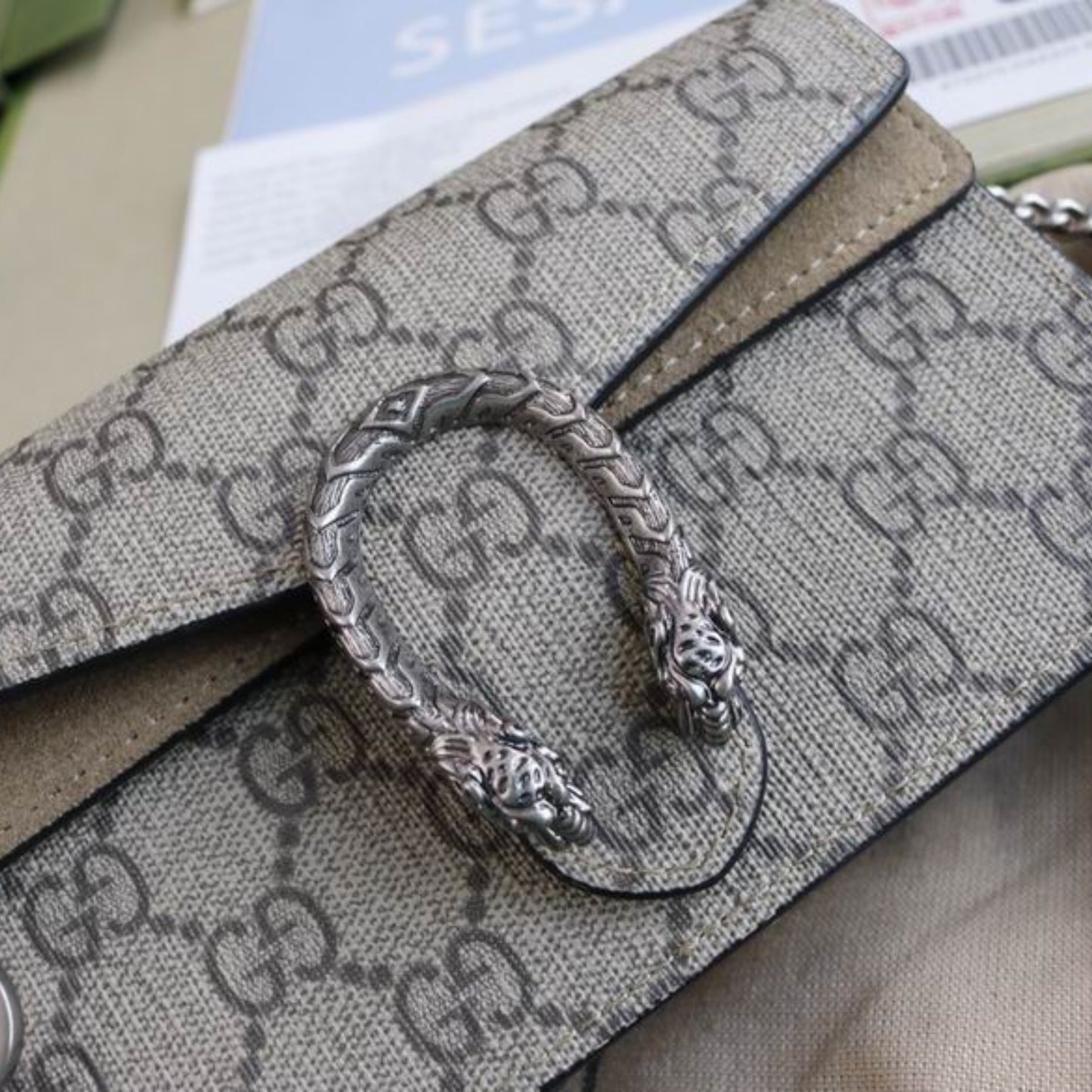 Bolsa GG Dionysus canvas Mini 16,5cm