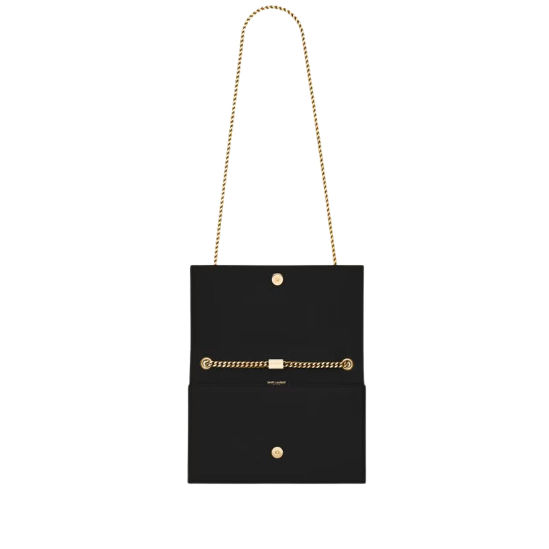 Bolsa YSL Kate Preto Média