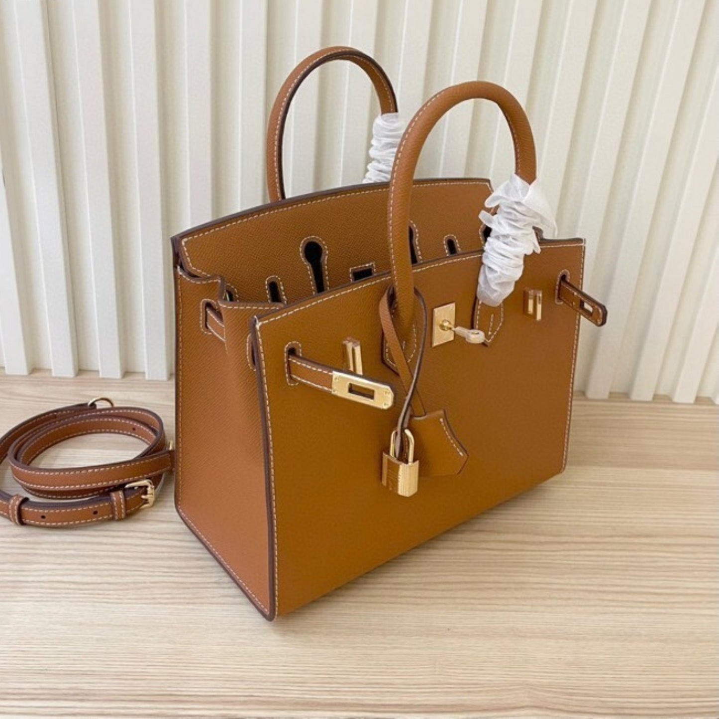 Bolsa HRMS Birkin Marrom II 25cm