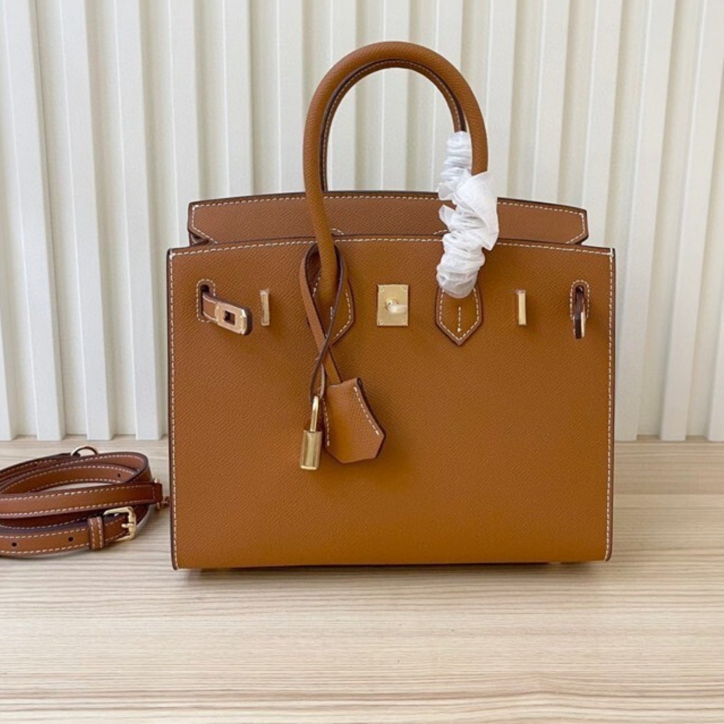Bolsa HRMS Birkin Marrom II 25cm