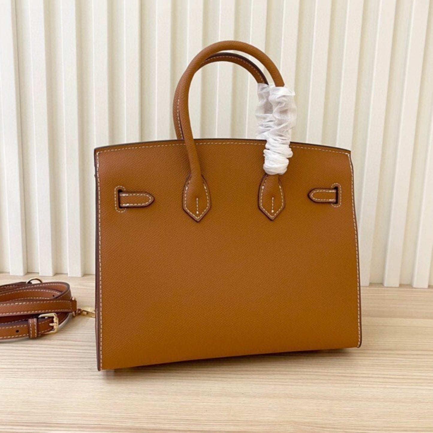 Bolsa HRMS Birkin Marrom II 25cm