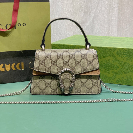 Bolsa GG Dionysus canvas Mini 18cm