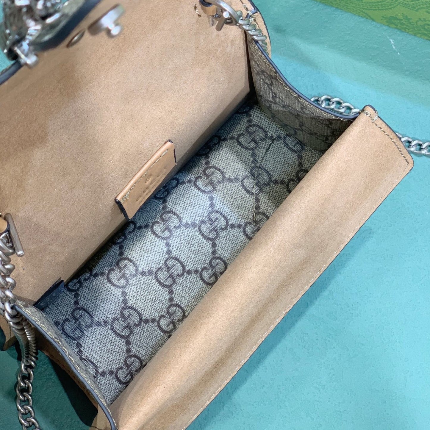 Bolsa GG Dionysus canvas Mini 18cm