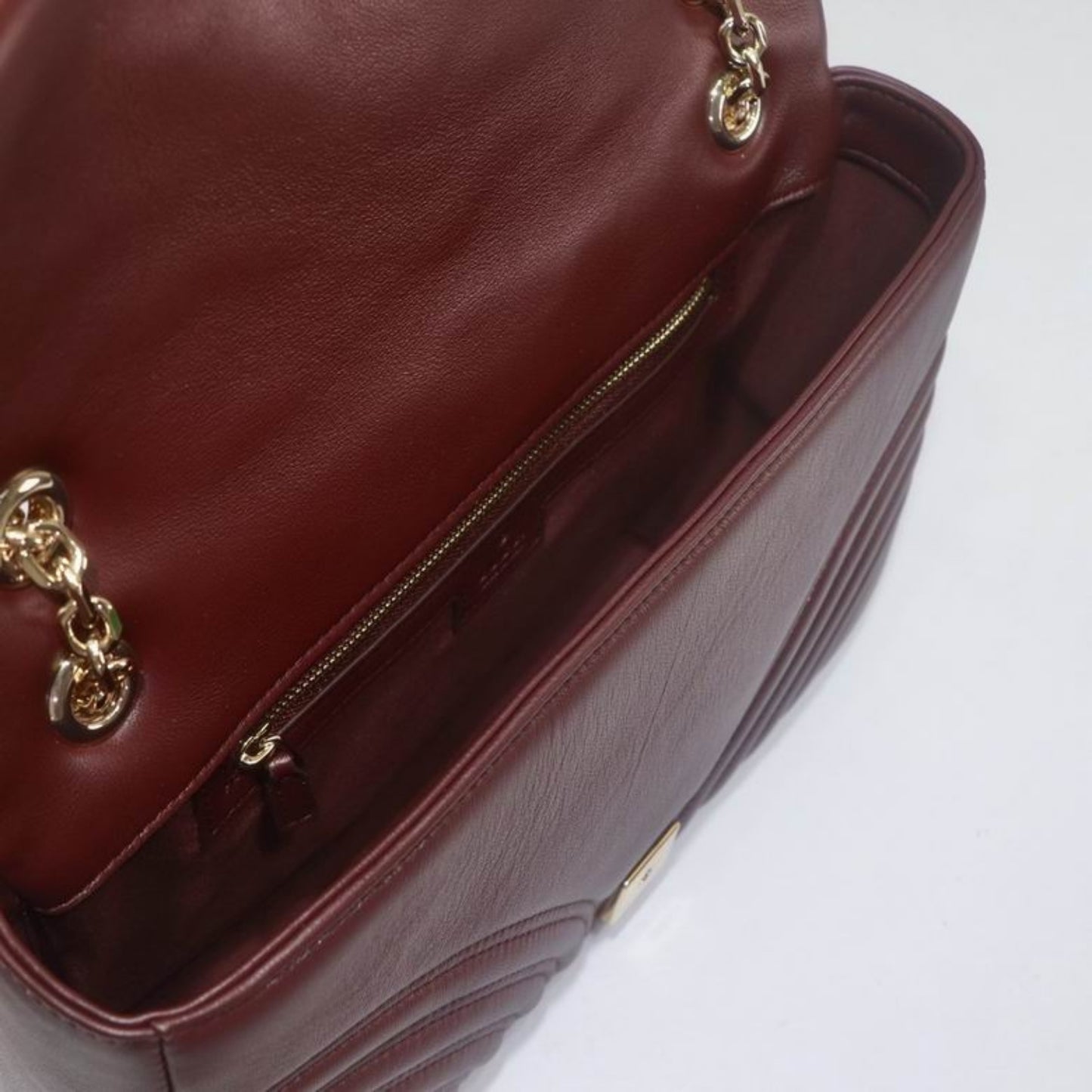 Bolsa GG Marmont média Bordeaux 30cm