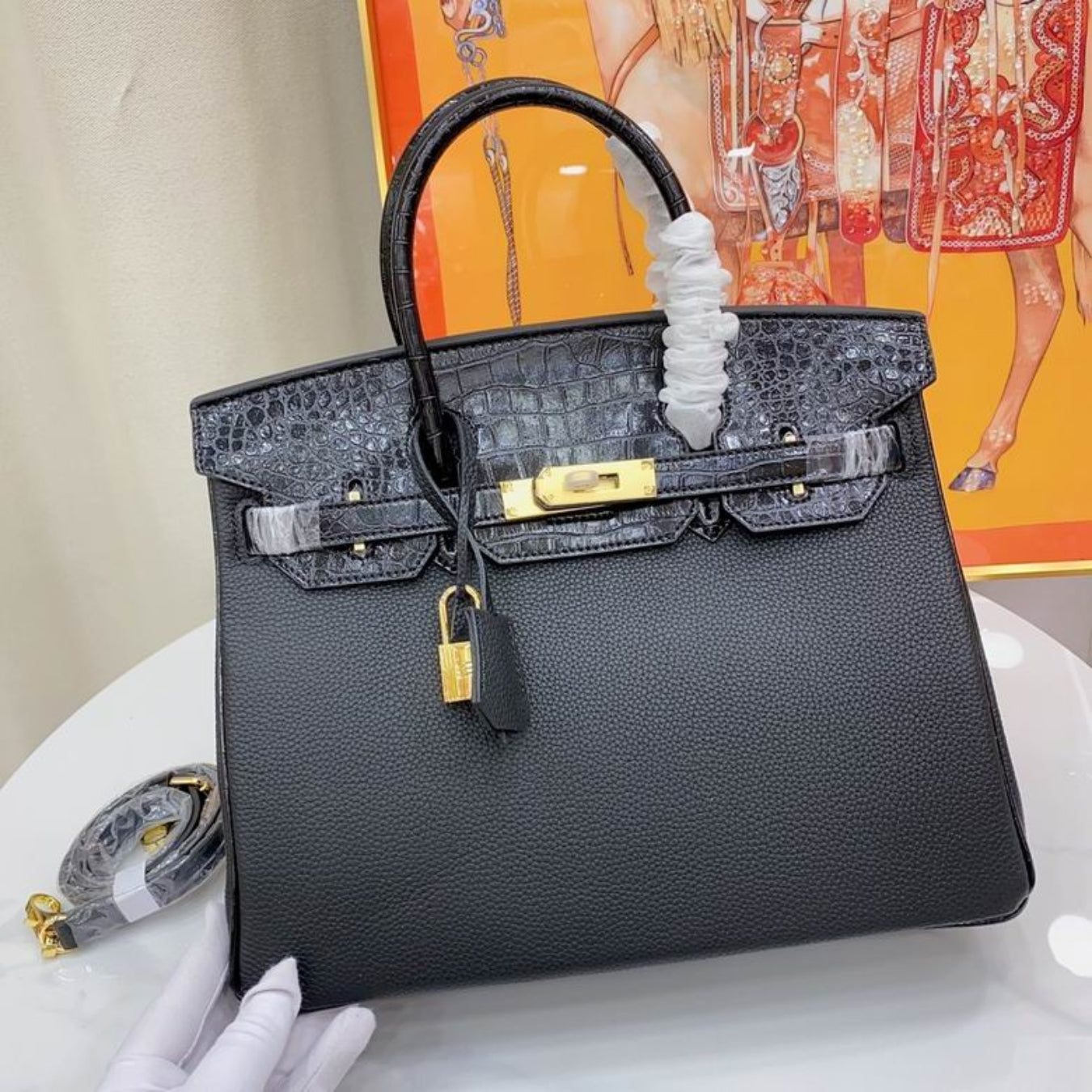 Bolsa HRMS Birkin Preto I