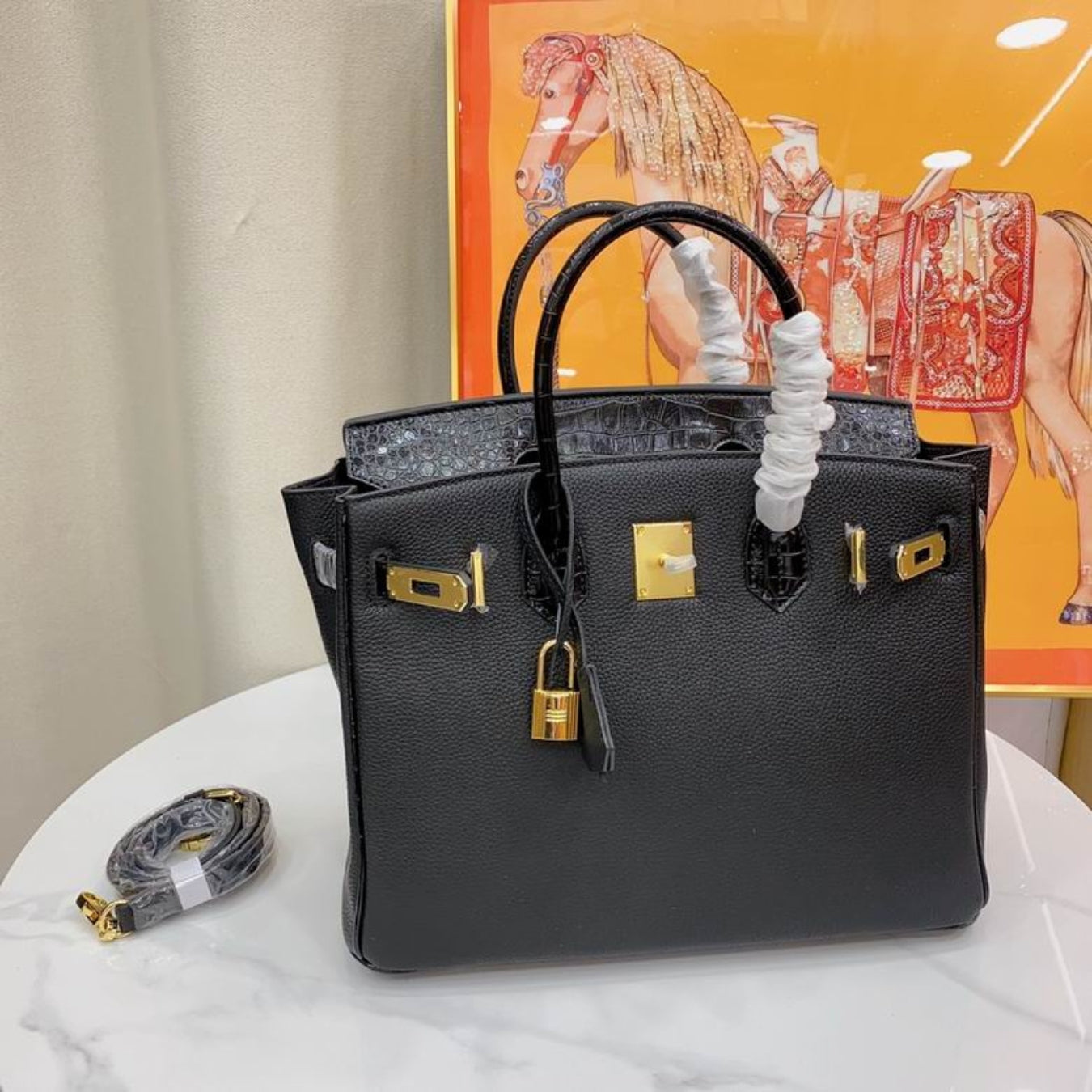 Bolsa HRMS Birkin Preto I