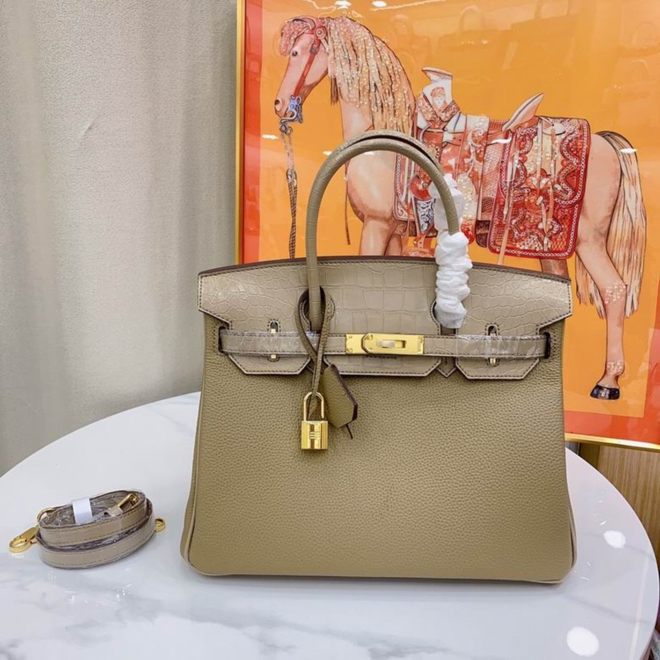 Bolsa HRMS Birkin Bege I