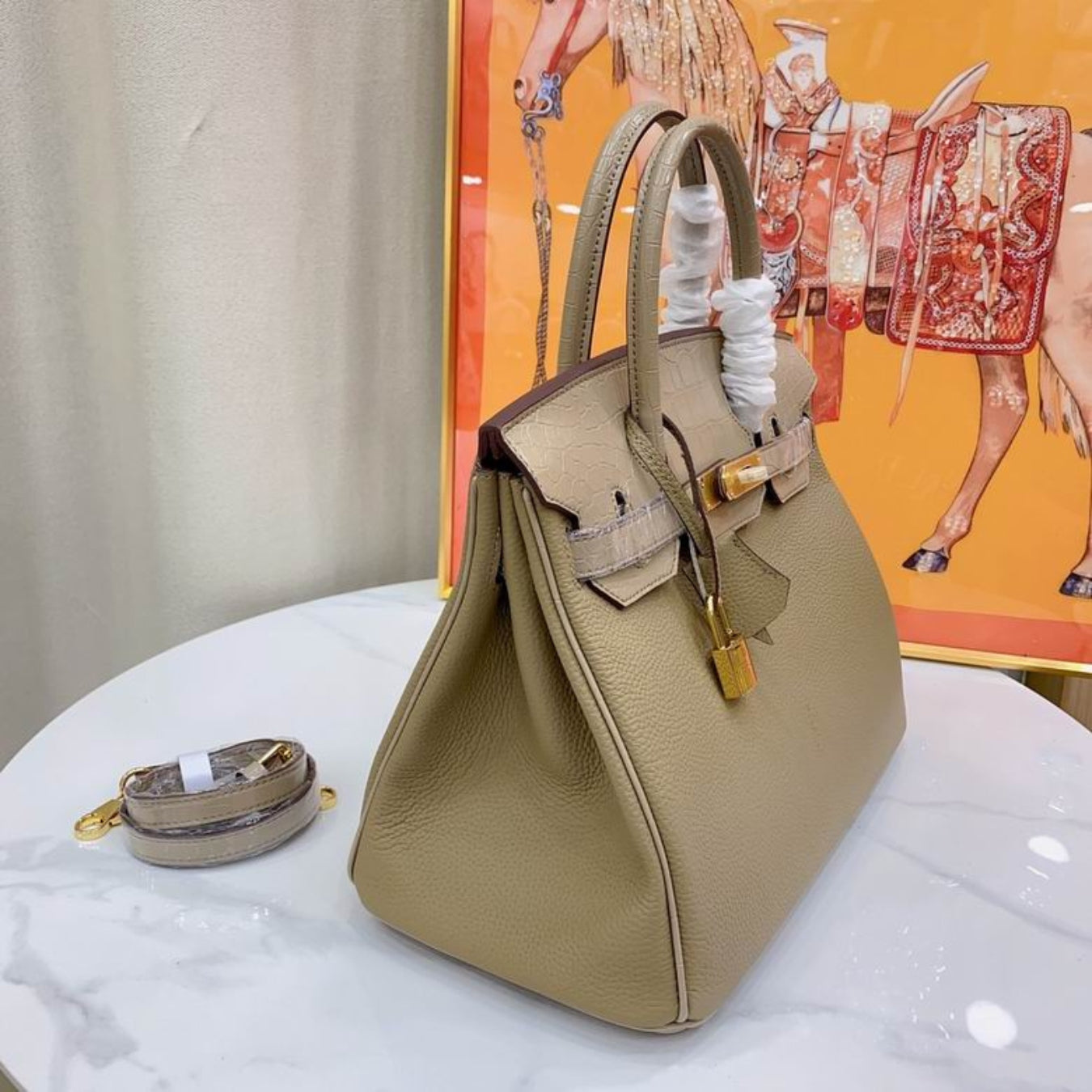Bolsa HRMS Birkin Bege I