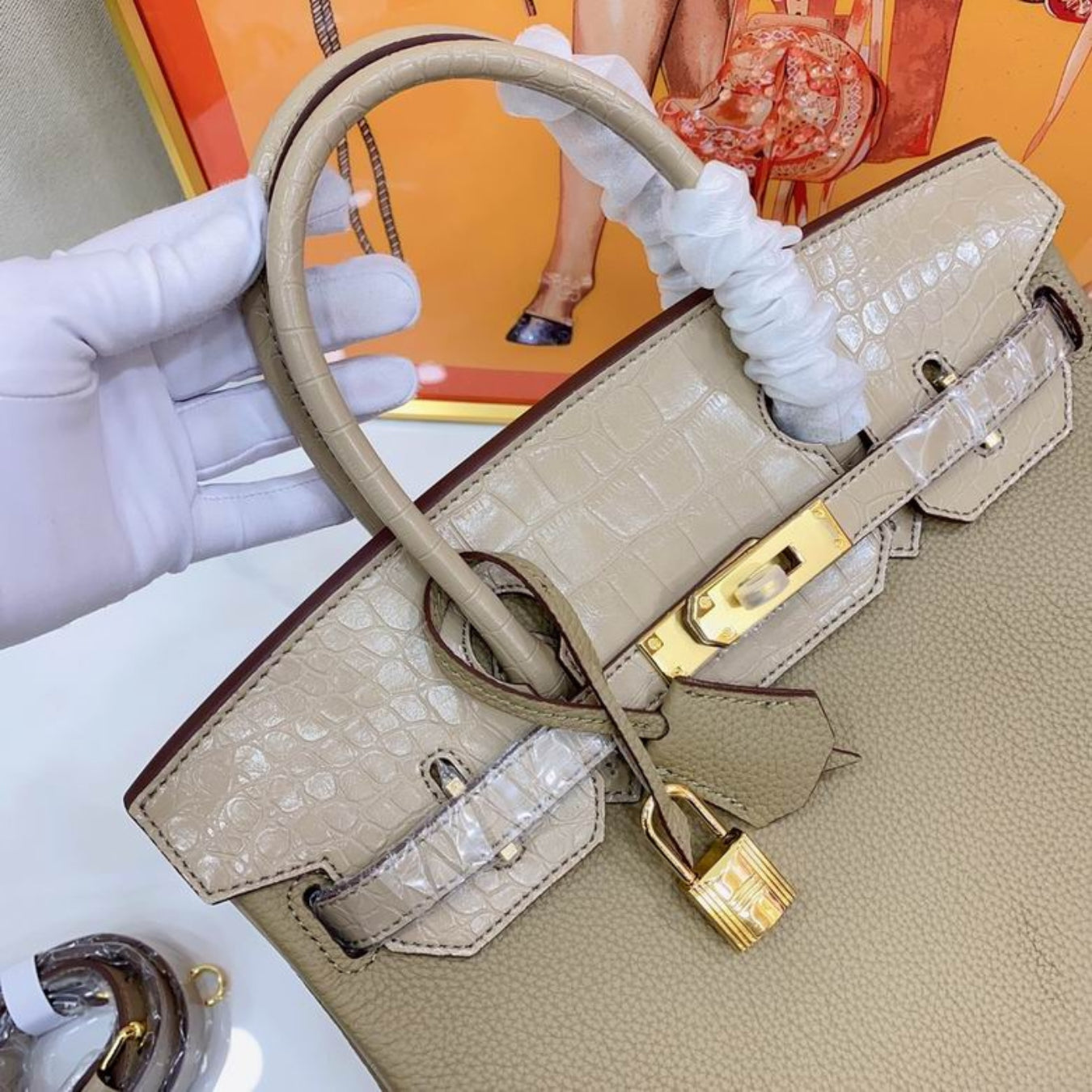 Bolsa HRMS Birkin Bege I