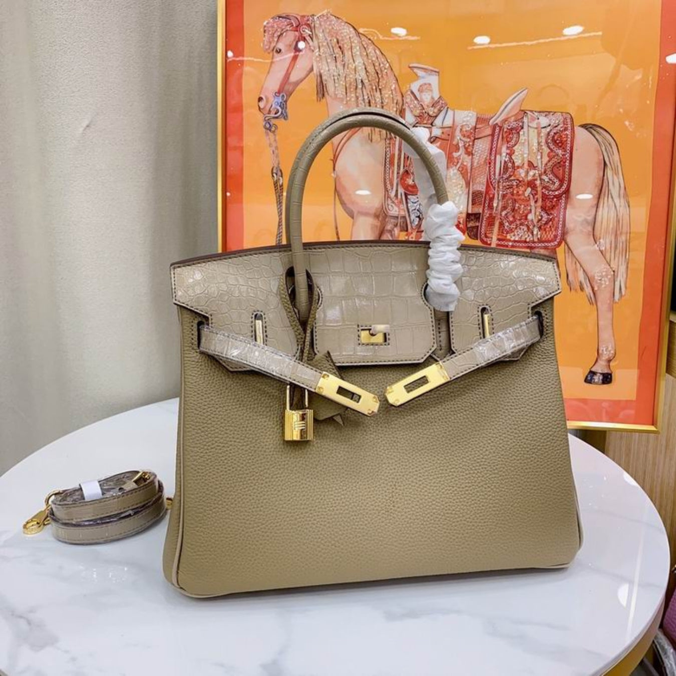 Bolsa HRMS Birkin Bege I